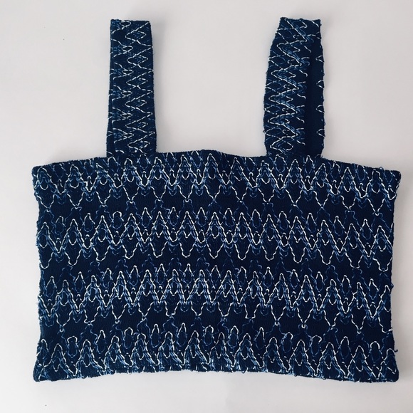 ✨ZARA✨Zig Zag Crop Top Tank - Picture 4 of 5